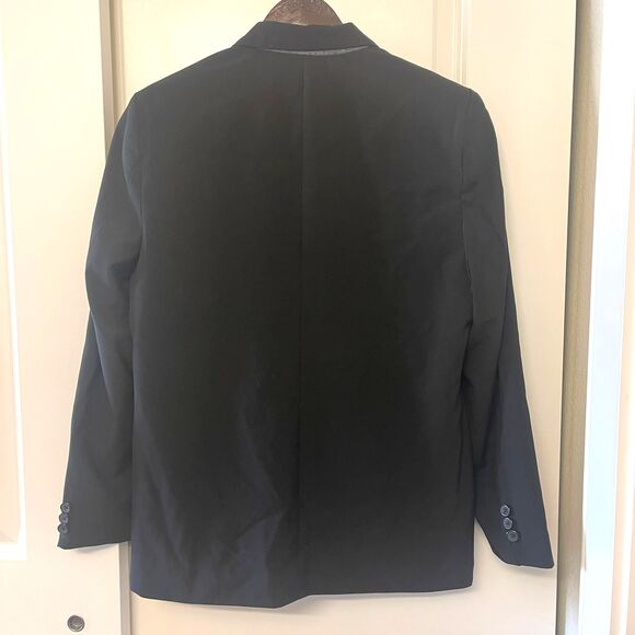 Van Heusen Flex Big Kid Boy's Blazer Suit Black Youth Jacket Size 18 - Picture 3 of 8